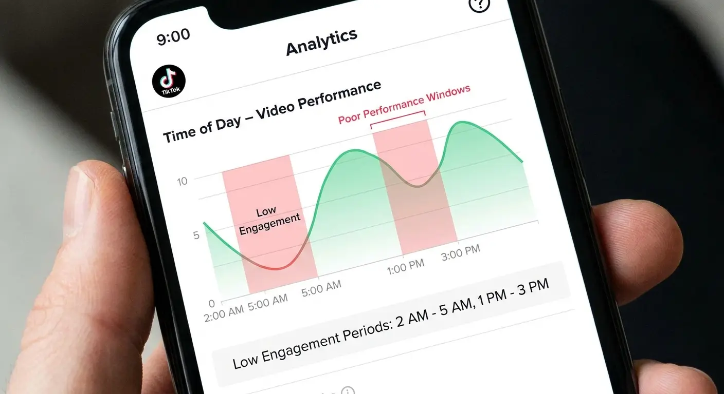 Low performance time windows analytics