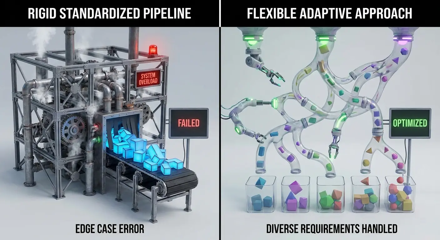 Transformation pattern flexibility diagram