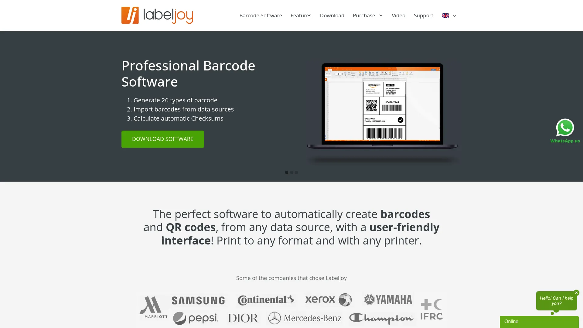 Labeljoy barcode label design software