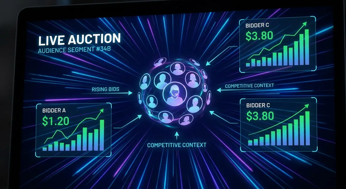 Ad auction dynamics affecting CPM rates