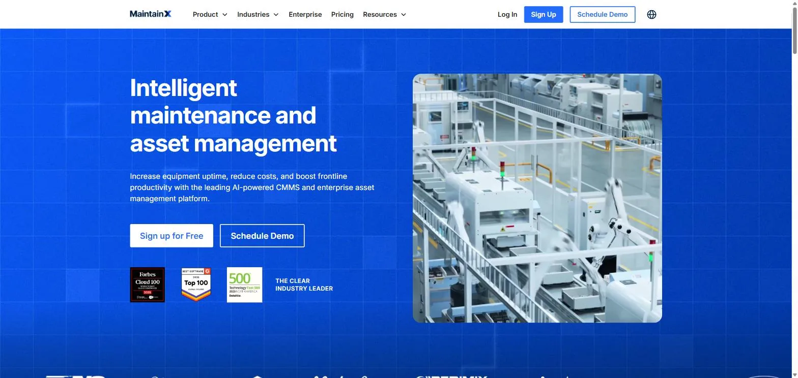 MaintainX maintenance and asset management interface