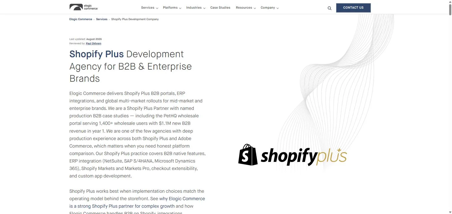 Screenshot of elogic.co