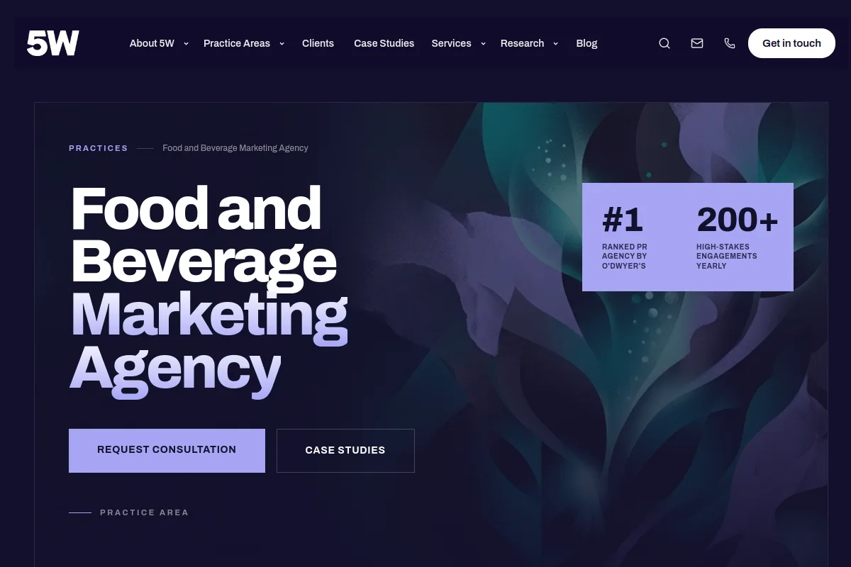 Website screenshot of 5wpr.com